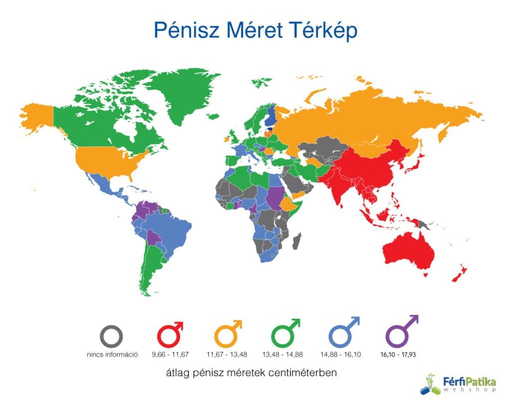 pénisz méretek térképen