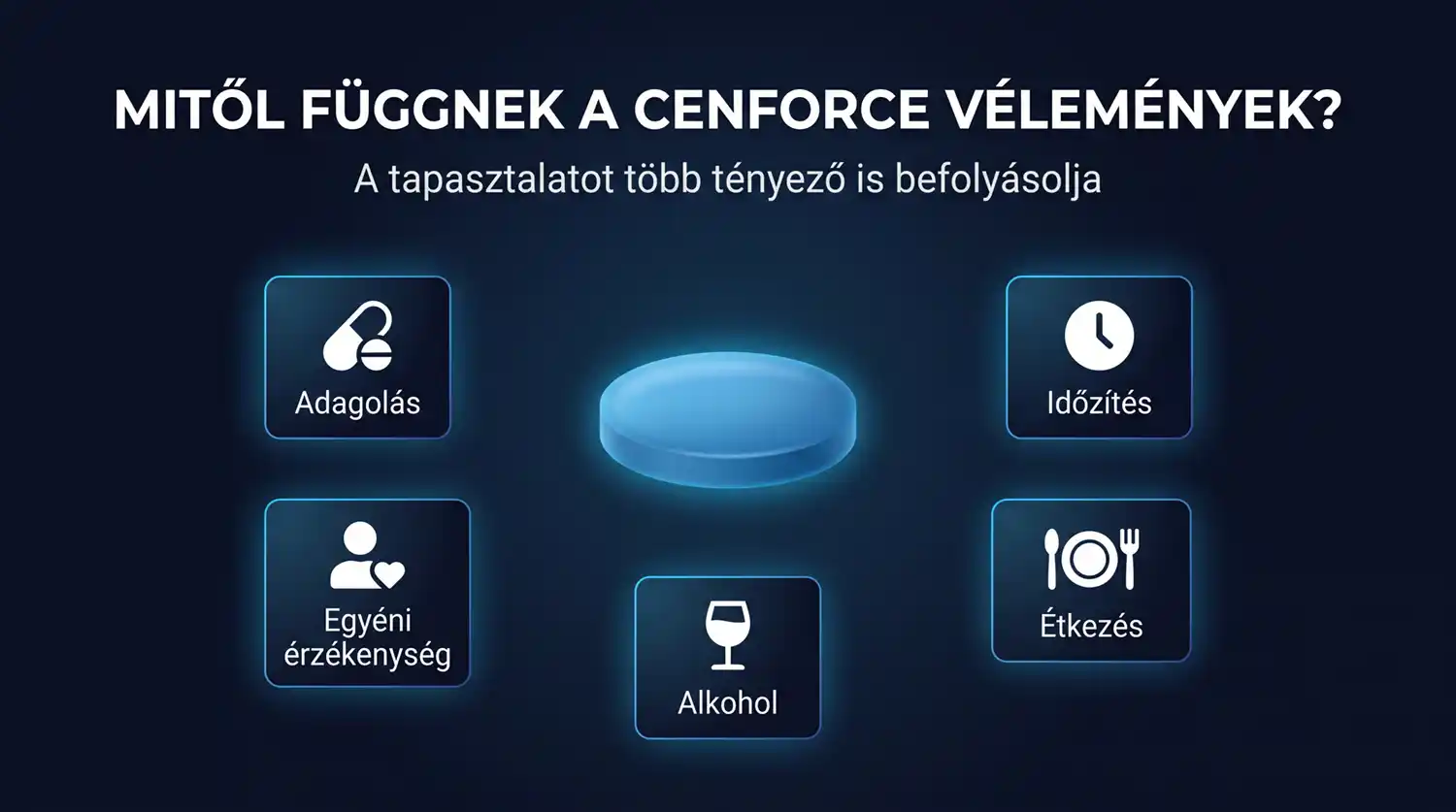 A Cenforce és szildenafil tapasztalatokat befolyásoló tényezők: étkezés, időzítés, egészségi állapot és gyógyszerek